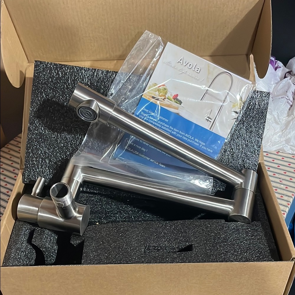 Avola Stainless Steel Kitchen Faucet